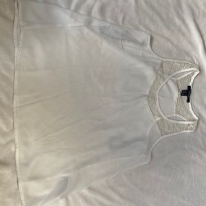 Forever 21 white lace tank